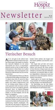Newsletter Marien-Hospiz Louise von Marillac Nr. 22 September 2025